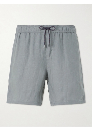 SEASE - Cod-2 Straight-Leg Hemp Drawstring Shorts - Men - Green - S