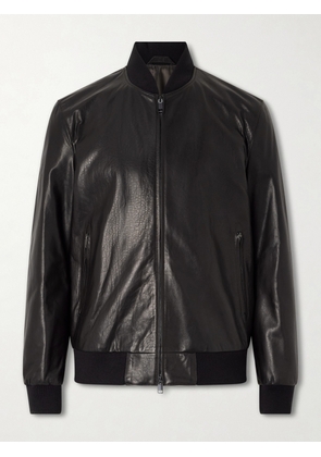 Brioni - Leather Jacket - Men - Black - IT 46