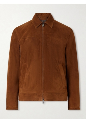 Brioni - Suede Blouson Jacket - Men - Brown - IT 46