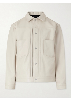 Neighborhood - Type-2 Leather Jacket - Men - Neutrals - S