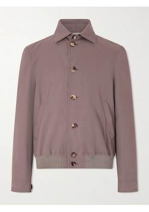 Brunello Cucinelli - Cotton-Blend Blouson Jacket - Men - Brown - IT 46