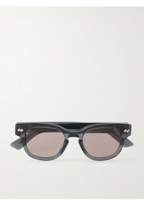 Bottega Veneta - Round-Frame Acetate Sunglasses - Men - Gray