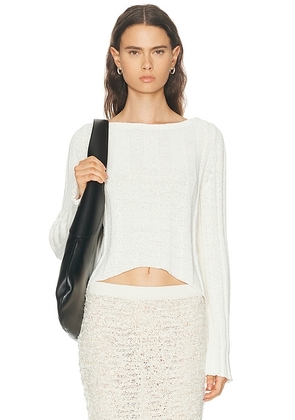 KHAITE Sylas Sweater in Glaze - Ivory. Size XS (also in M).