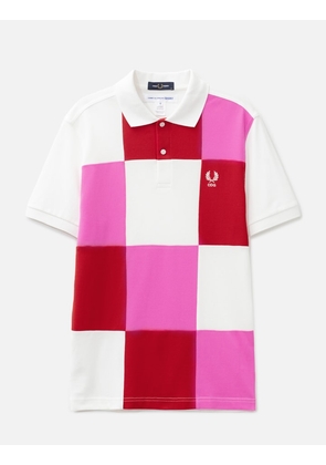 CDG Shirt X Fred Perry Checkered Polo