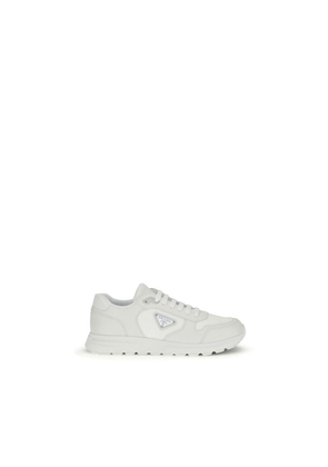 Prada White Recycled Polyamide Athletic Sneakers - EU41/US8