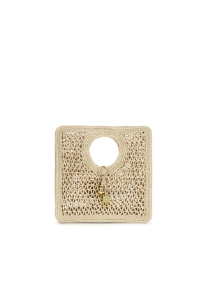 Jacquemus Beige Raffia Handbag