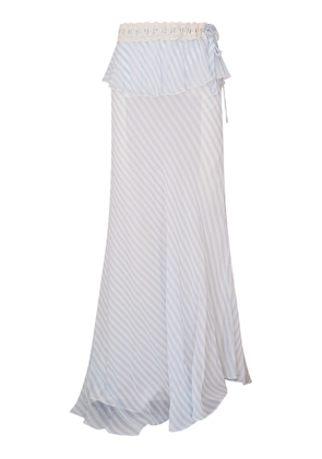 LoveShackFancy Sylette Striped Maxi Skirt - Moda Operandi
