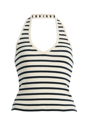 NILI LOTAN Britt Cotton Halter Top - Moda Operandi