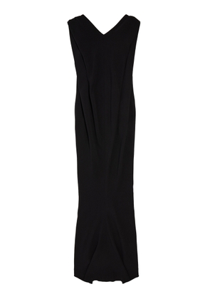 Balenciaga Silk-Wool Crepe Maxi Dress - Moda Operandi