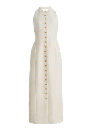 Heirlome Exclusive Sarah Wool-Silk Midi Halter Dress - Moda Operandi