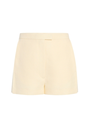 Khaite Blane Linen Suiting Shorts - Moda Operandi