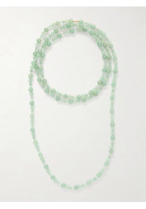 Jennifer Behr - Veda Gold-tone Aventurine Necklace - Green - One size