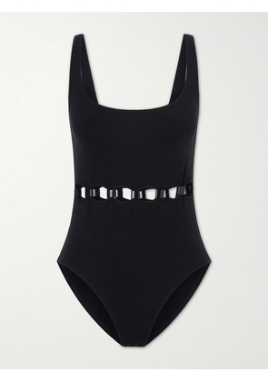 Eres - Cutout Embellished Swimsuit - Black - FR 36,FR 38,FR 40,FR 42,FR 44,FR 46,FR 48