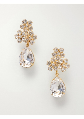 Jennifer Behr - Lauretta Gold-tone Crystal Earrings - Silver - One size