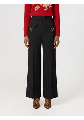Pants VALENTINO Woman color Black