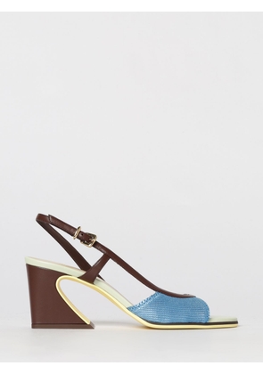 Heeled Sandal FENDI Woman color Multicolor