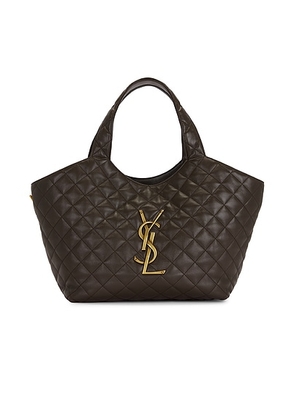 Saint Laurent Icare Cassandre Shopping Bag in Light Musk - Green. Size all.