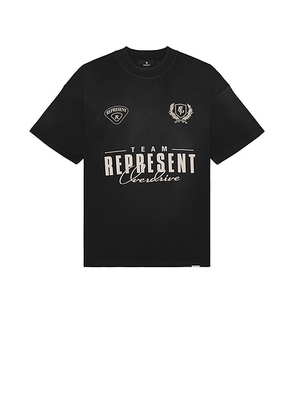 REPRESENT World Championship Tee in Jet Black - Black. Size XL/1X (also in ).