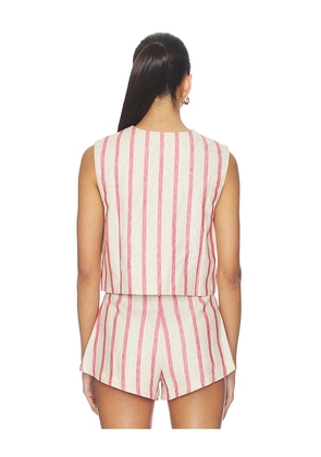 Amanda Uprichard Jeremiah Top in Red. Size XS. Also in M, S.