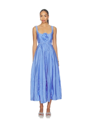 Cinq a Sept Flower Joisian Dress in Blue. Size 00. Also in 0, 2, 4, 6.