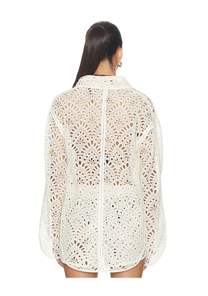 Cult Gaia Aziza Top in White. Size S/M. Also in .