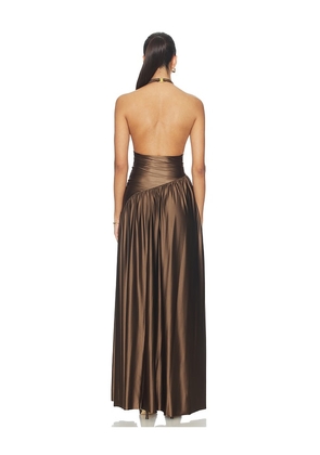 DELFI Rae Dress in Brown. Size XS. Also in L, M, S.