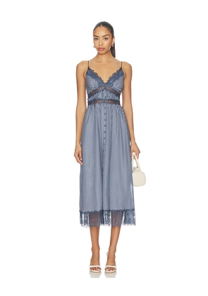 CAMI NYC Janaya Chiffon Dress in Blue. Size 2. Also in 4, 6, 8, 10.