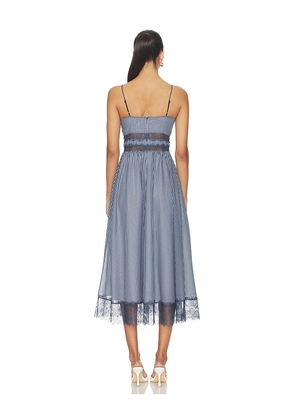 CAMI NYC Janaya Chiffon Dress in Blue. Size 2. Also in 12.