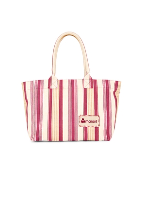 Isabel Marant Yenky Zipped Tote Bag in Red.