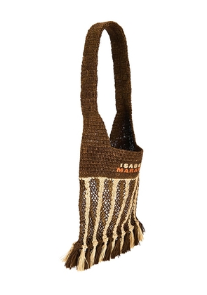 Isabel Marant Praia Small Bag in Brown.