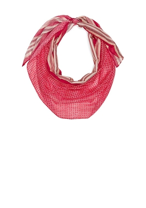 Isabel Marant Lucilia Scarf in Red.