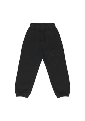 Fear of God ESSENTIALS Kids Classic Sweatpant in Black. Size 2/3. Also in 4/5, 6/7.