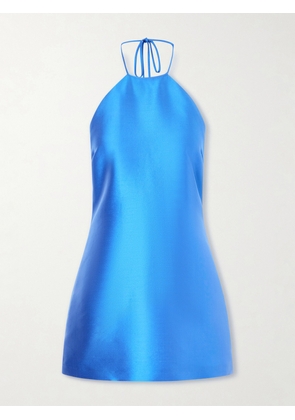 BERNADETTE - Crepe Halterneck Mini Dress - Blue - FR 32,FR 34,FR 36,FR 38,FR 40,FR 42,FR 44,FR 46