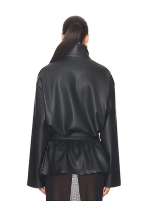 Lovers and Friends Isabela Faux Leather Jacket in Black. Size S. Also in M, XXS.