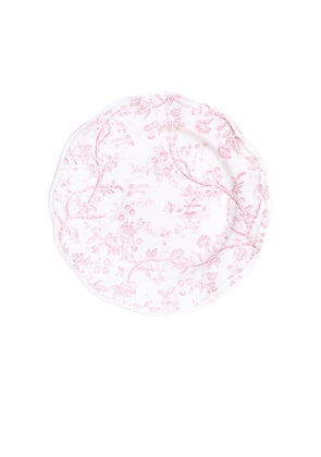 Noon & Moon Rosy Bloom Plate 7.5 Inch in Pink.