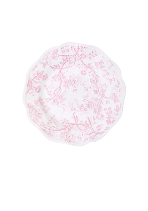 Noon & Moon Rosy Bloom Plate 10.5 Inch in Pink.