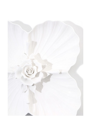 Noon & Moon Isabella Artisan Rose Duad Dish in White.