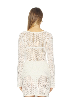 LSPACE Nova Top in Cream. Size S. Also in XS, M, L, XL.
