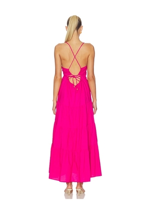 LSPACE Laina Dress in Fuchsia. Size S. Also in XS, M, L, XL.