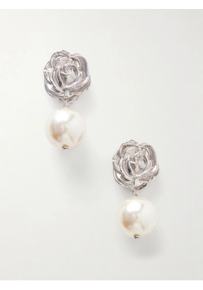 Magda Butrym - Silver-tone Pearl Earrings - One size