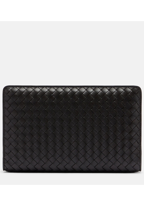 Bottega Veneta Agenda Intrecciato leather clutch