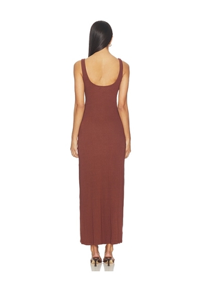 LSPACE Alexis Dress in Chocolate. Size S. Also in L, M, XL, XS.
