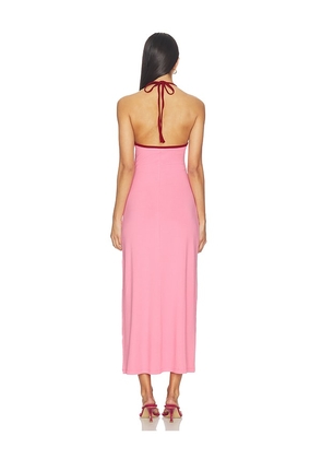 LSPACE Shea Maxi Dress in Pink. Size S. Also in XS, M, L, XL.