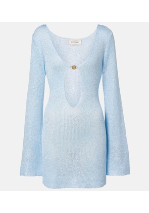 Bananhot Rey sequined knitted minidress