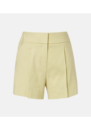Veronica Beard Haina linen-blend twill shorts