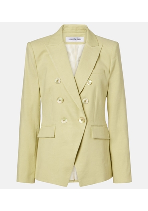 Veronica Beard Miller double-breasted linen-blend twill blazer