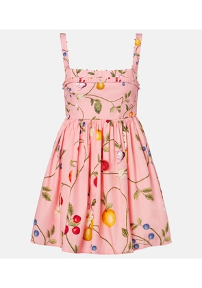 Agua by Agua Bendita Barbara Mini printed cotton minidress