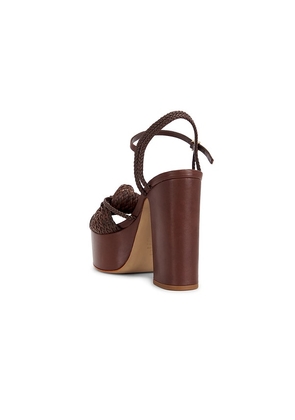 Schutz Kalina Platform Sandal in Brown. Size 6. Also in 7.5, 8, 8.5, 9, 9.5, 10.
