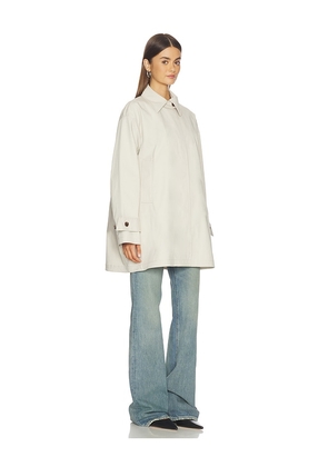 Theory A Line Trench in Beige. Size S. Also in XS, M, L, XL.