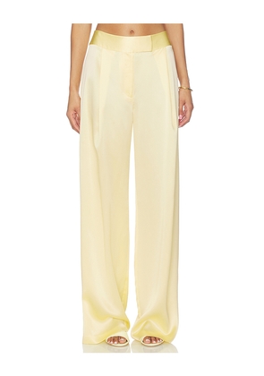 The Sei Relaxed Trouser in Yellow. Size 4. Also in 6, 8.